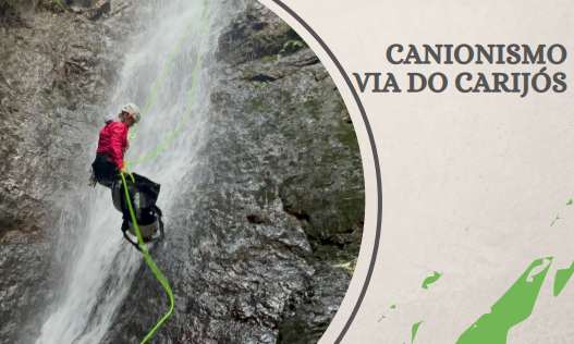 Canionismo Via do Carijós – descida em rapel em cachoeira